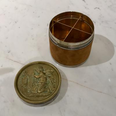  Herm s Herm s Cigarette Canister 1960s signed 