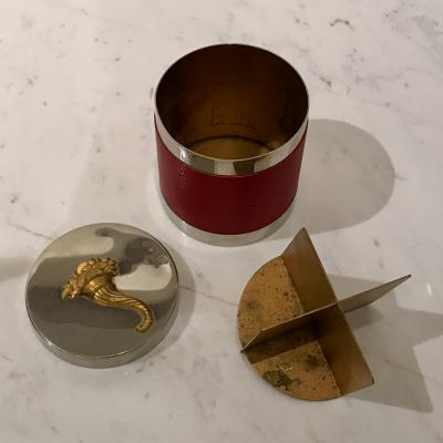  Herm s Herm s Cornucopia Cigarette Canister A 1960s signed 