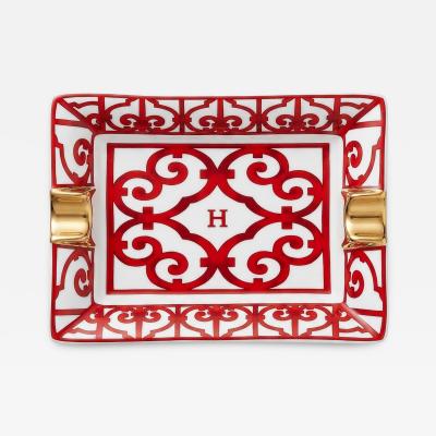  Herm s Hermes Paris Balcon de Guadalquivir Porcelain Cigar Ashtray
