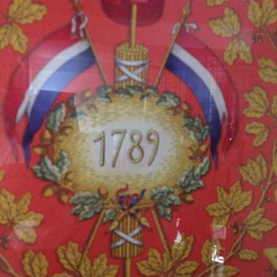  Herm s Hermes Scarf Framed