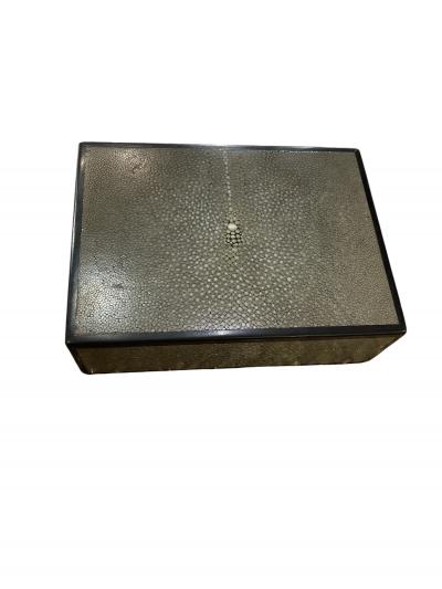  Herm s Large shagreen box by Herm s