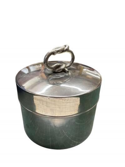  Herm s Large silver plated box by Herm s Paris