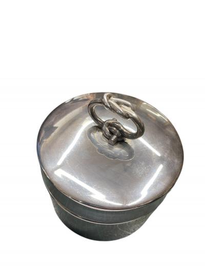  Herm s Large silver plated box by Herm s Paris