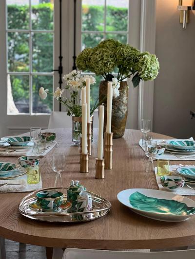  Herm s PASSIFOLIA MEDIUM OVAL PLATTER