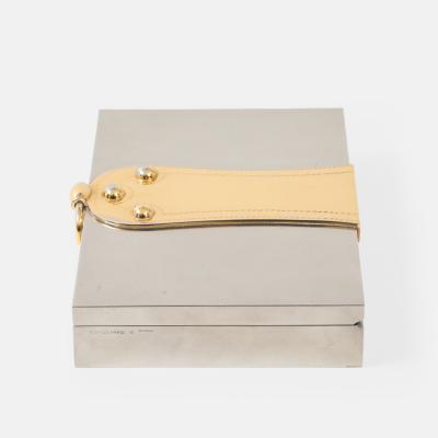  Herm s Rare Silver and Gold Plated Box by Herm s and Ravinet dEnfert Cie