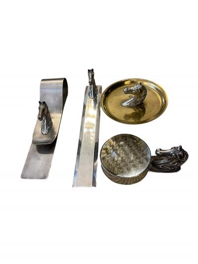  Herm s Set of four desk pieces by Herm s