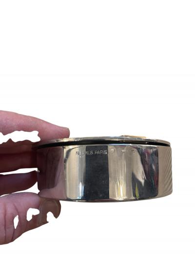  Herm s Silver plated belt tape roller by Hermes