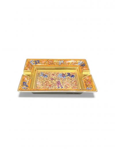  Herm s porcelain ashtray from Hermes Model Iran Orange