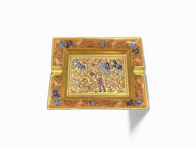  Herm s porcelain ashtray from Hermes Model Iran Orange