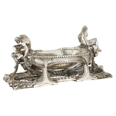  Hermann Gladenbeck S hne Antique silver German Art Nouveau centrepiece by Hermann Gladenbeck