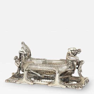  Hermann Gladenbeck S hne Antique silver German Art Nouveau centrepiece by Hermann Gladenbeck