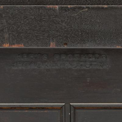  Herts Brothers Important Herts Brothers inlaid rosewood vitrine cabinet