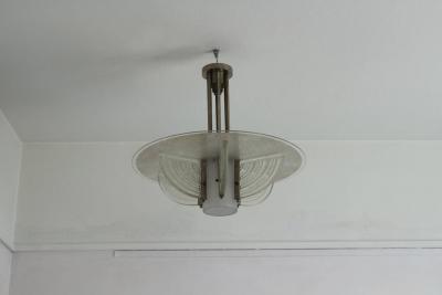 Hettier et Vincent Fine French Art Deco Chandelier by Hettier et Vincent