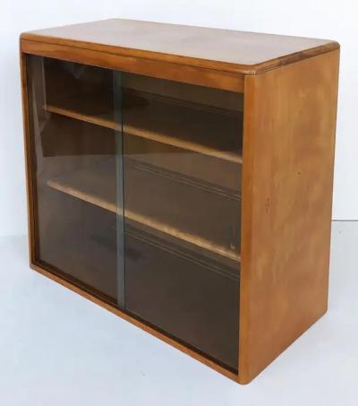  Heywood Wakefield Co Mid Century Heywood Wakefield Hutch on Credenza 1950s