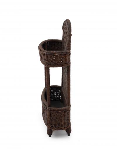  Heywood Wakefield Heywood Wakefield American Victorian Wicker Umbrella Stand