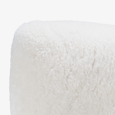  Heywood Wakefield Heywood Wakefield M340C Arm Lounge Chairs in Natural Lambswool Pair