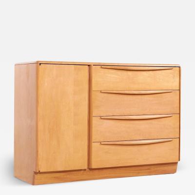  Heywood Wakefield Heywood Wakefield Mid Century Maple 4 Drawer Vanity Dresser