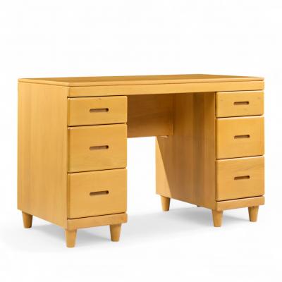  Heywood Wakefield Heywood Wakefield Mid Century Maple Bookcase Desk