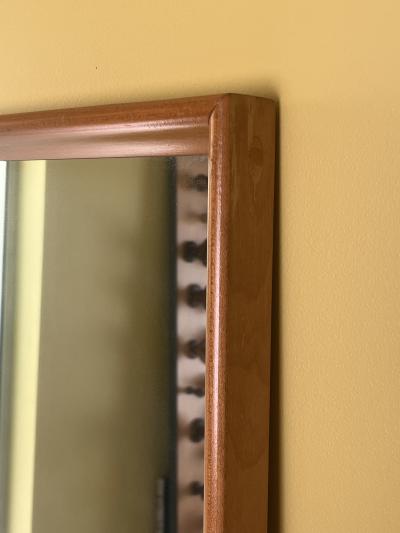  Heywood Wakefield Pristine Large Heywood Wakefield Mirror in Wheat Finish