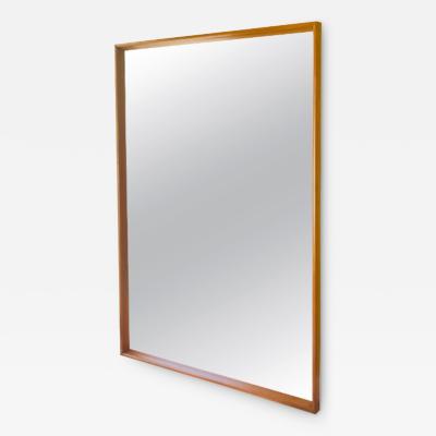  Heywood Wakefield Pristine Large Heywood Wakefield Mirror in Wheat Finish