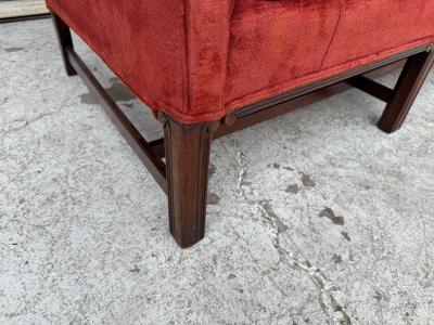 Hickory Chair Co Chippendale Style Humpback Sofa by Hickory Furniture