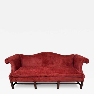  Hickory Chair Co Chippendale Style Humpback Sofa by Hickory Furniture