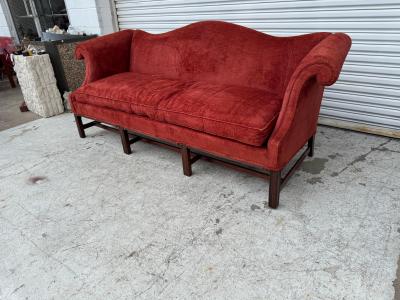 Hickory Chair Co Vintage Hickory Chippendale Sofa