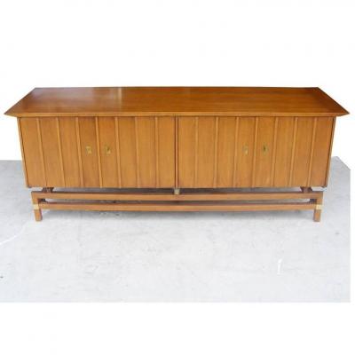  Hickory Manufacturing Company Vintage Mid Century Butternut Side Table Nightstand Hickory Furniture Co
