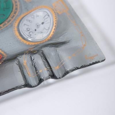  Higgins Glass Studio Glass Tray Clocks by Michael Frances Higgins