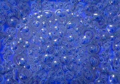  Higgins Glass Studio Higgins Cobalt Blue Platter