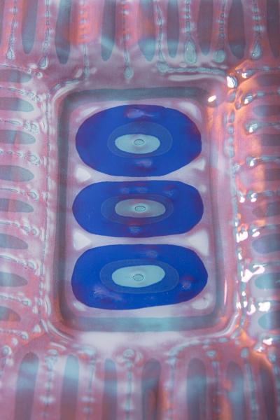 Higgins Glass Studio Renaissance Ash Tray set by Michael Frances Higgins