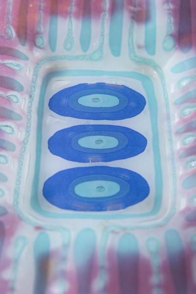 Higgins Glass Studio Renaissance Ash Tray set by Michael Frances Higgins