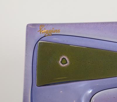  Higgins Glass Studio Violet Green Higgins Glass Top Box