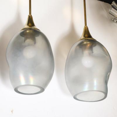  High Style Deco Custom by High Style Deco Hand Blown Murano Glass Helios Pendant Chandeliers