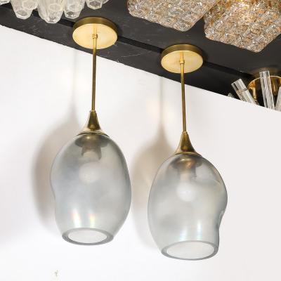  High Style Deco Custom by High Style Deco Hand Blown Murano Glass Helios Pendant Chandeliers