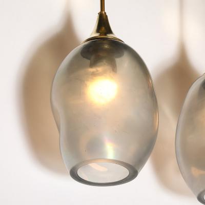  High Style Deco Custom by High Style Deco Hand Blown Murano Glass Helios Pendant Chandeliers