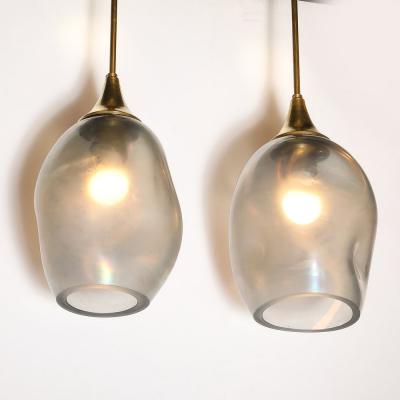  High Style Deco Custom by High Style Deco Hand Blown Murano Glass Helios Pendant Chandeliers