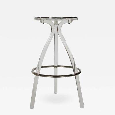  Hill Manufacturing Mid Century Modern Acrylic Lucite Counter or Bar Stool by Hill Mfg 