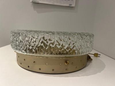  Hillebrand 1960s Extra Large Murano Glass Ceiling Fixture by Hillebrand 