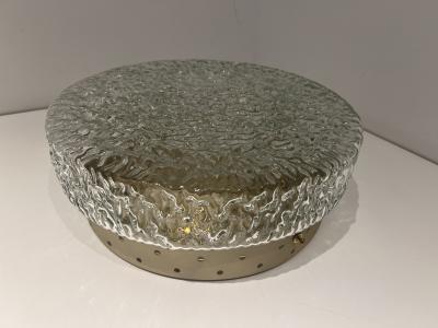  Hillebrand 1960s Extra Large Murano Glass Ceiling Fixture by Hillebrand 