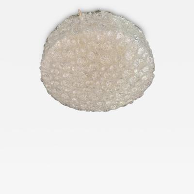  Hillebrand 1960s Murano Glass Ceiling Flush Mount Wall sconce by Hillebrand