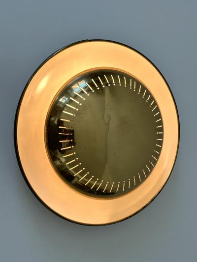  Hillebrand Elegant Mid Century Modern Sconce or Flush Mount by Hillebrand Germany 1950s