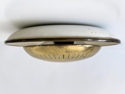  Hillebrand Elegant Mid Century Modern Sconce or Flush Mount by Hillebrand Germany 1950s
