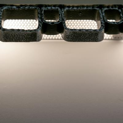  Hillebrand HILLEBRAND MID CENTURY MODERN MIRROR WITH BACK LIGHT