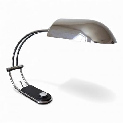  Hillebrand Hillebrand Chrome Table Lamp by Egon Hillebrand 1970