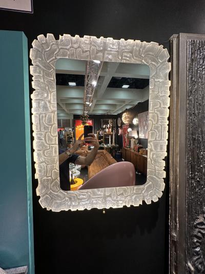  Hillebrand Large Acrylic Illuminated Vanity Mirror