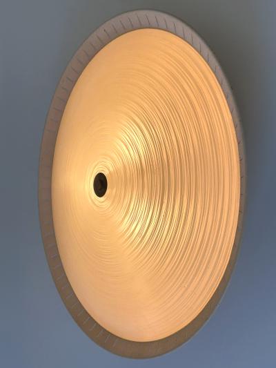  Hillebrand Large Elegant Mid Century Sconce or Flush Mount by Hillebrand Germany 1950s