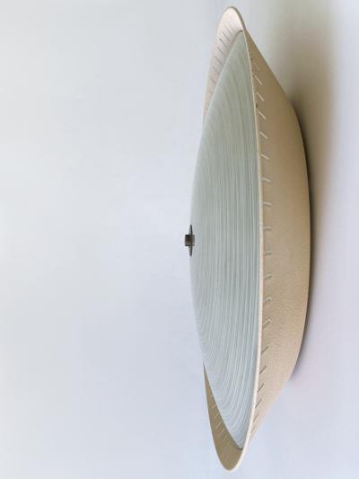  Hillebrand Large Elegant Mid Century Sconce or Flush Mount by Hillebrand Germany 1950s