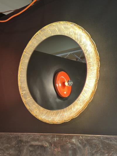  Hillebrand Round Illuminated Acrylic Vanity Mirror