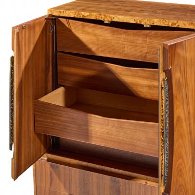  Hobey Helen Baker Helen Hobey Baker Mid Century Walnut Highboy Dresser